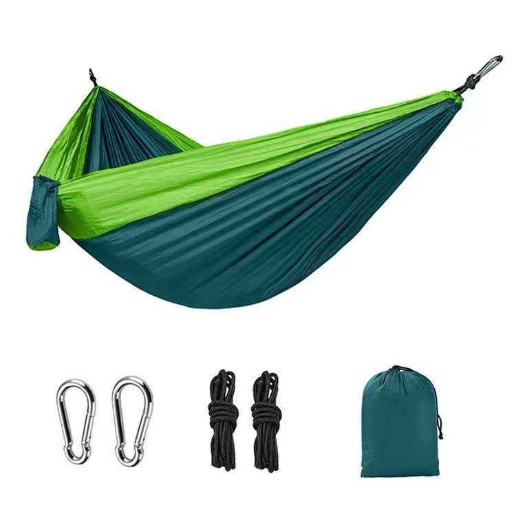 Hamac touristique portable ultra léger avec sangles - kaki