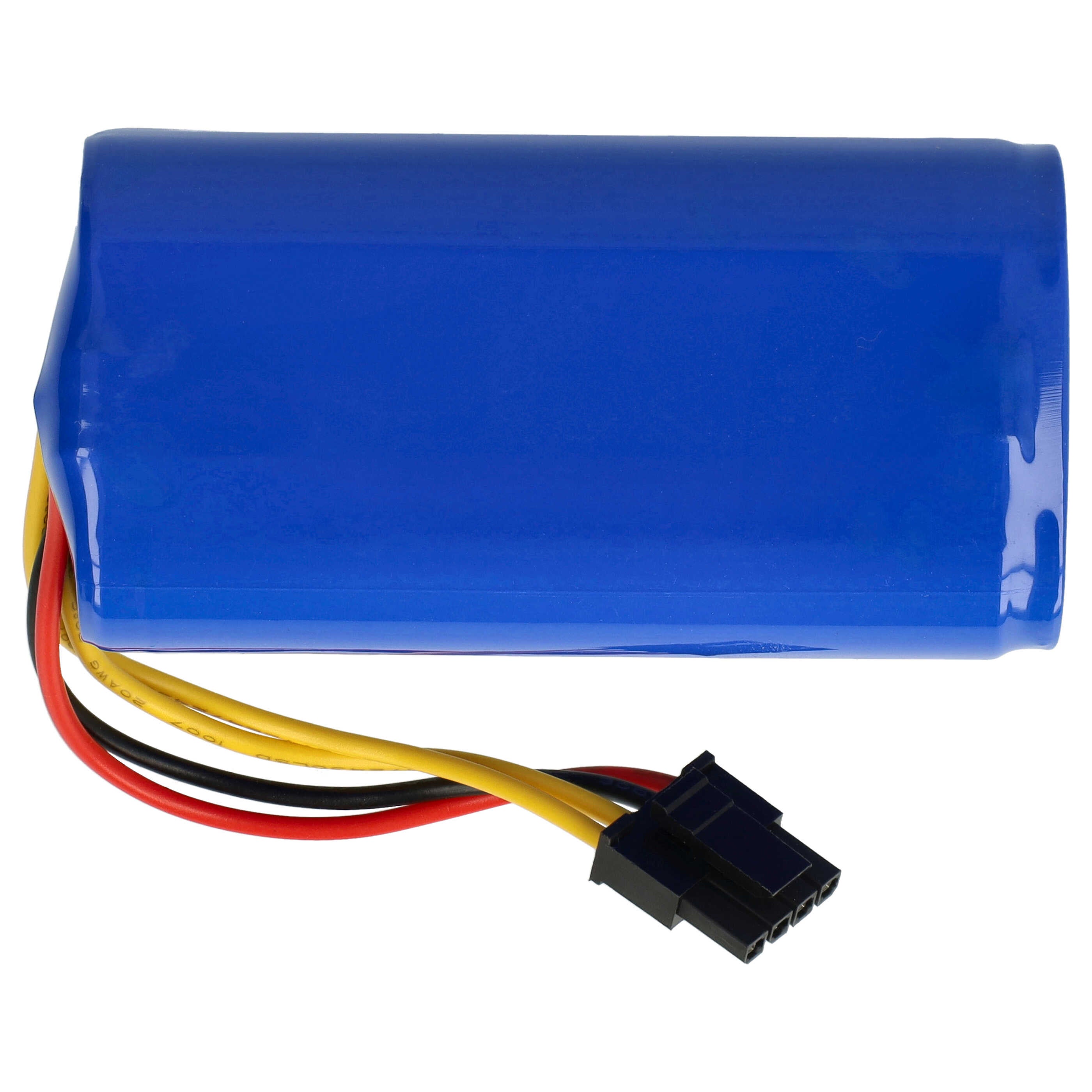 vhbw batteria compatibile con Blaupunkt BlueBot XSmart BPK-VCBB1XVB, BlueBot XSmart BPK-VCBB1XTE aspirapolvere (3000mAh, 14,4V, Li-Ion