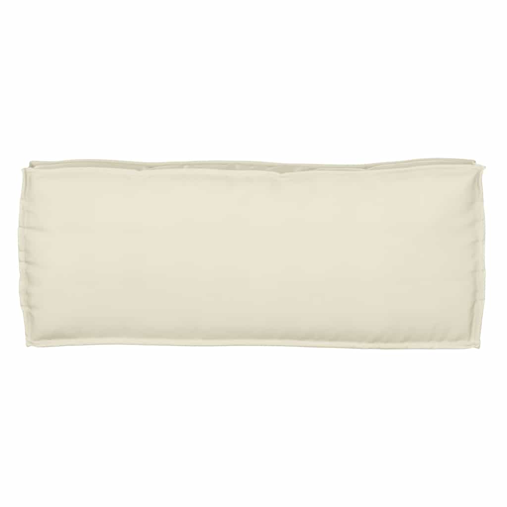 Coussin Crème 100 x 40 x 8 cm Tissu Oxford - 5