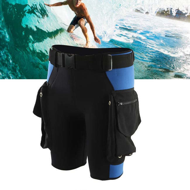 Pantaloncini da nuoto, snorkeling e immersioni con tasche in