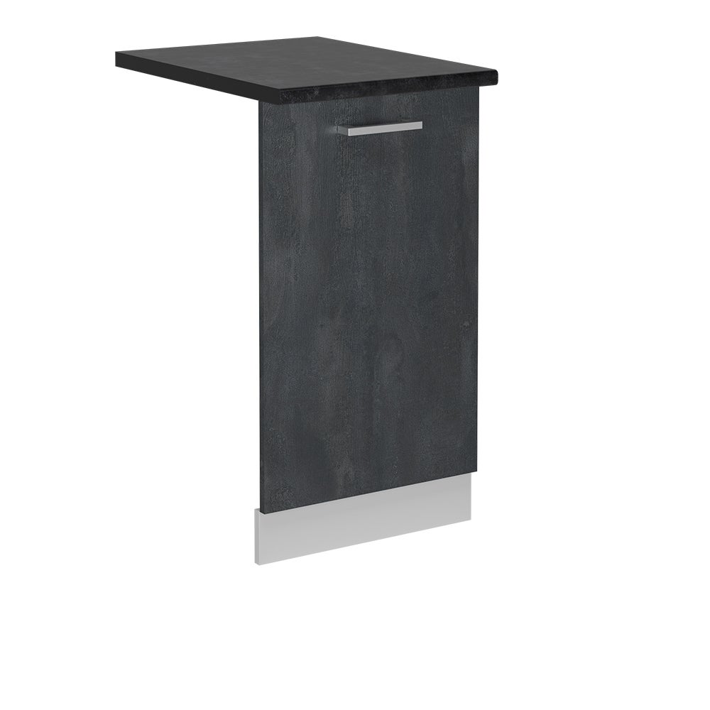 Vicco Panel przedni zmywarki R-Line, Czarny beton, 45 cm , BP Antracyt