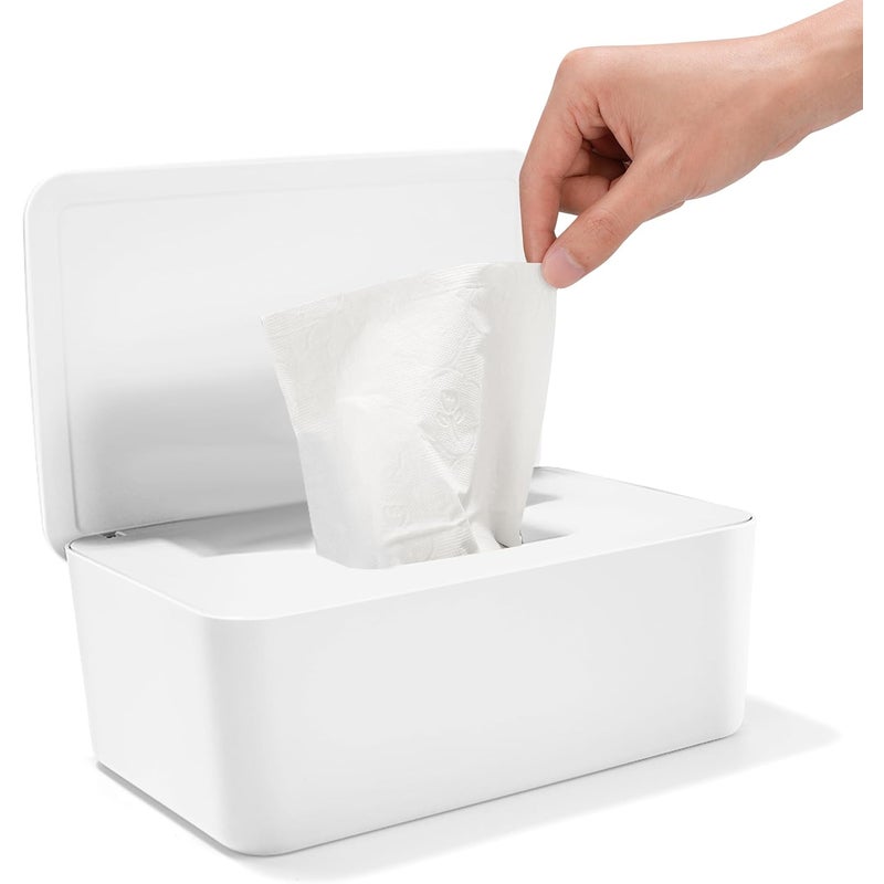 Pudełko na chusteczki nawilżane z pokrywką, pudełko na chusteczki dla niemowląt, pudełko na chusteczki nawilżane, pudełko na chusteczki papier