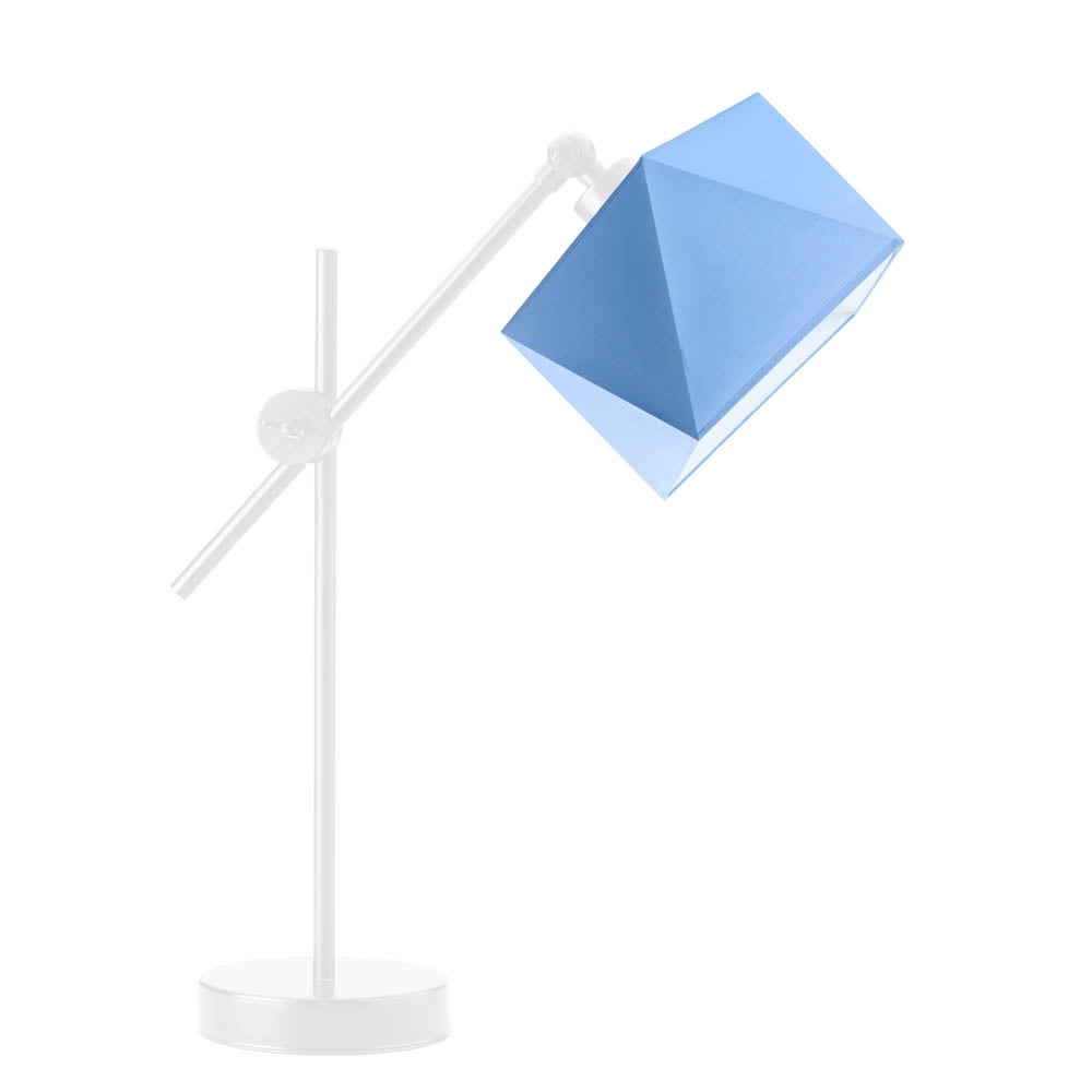Lampka nocna przegubowa na biurko lampa biurkowa regulowana LED z abażurem diament MODERN
