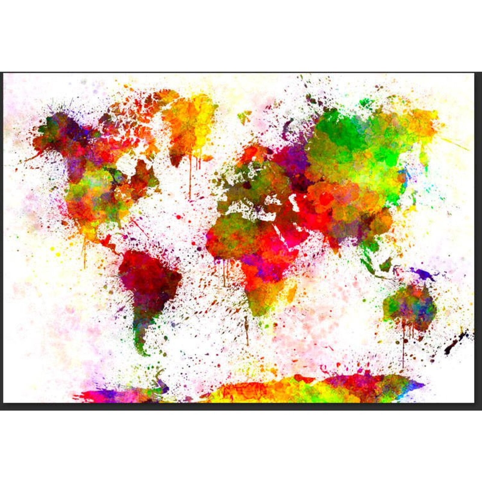 Papier peint monde teint - 100 x 70 cm - 2