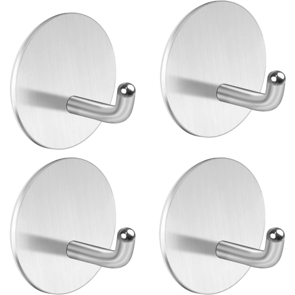 Mydelniczka ścienna ze stali nierdzewnej do łazienki i kuchni - mocny klej bez wiercenia, srebrna