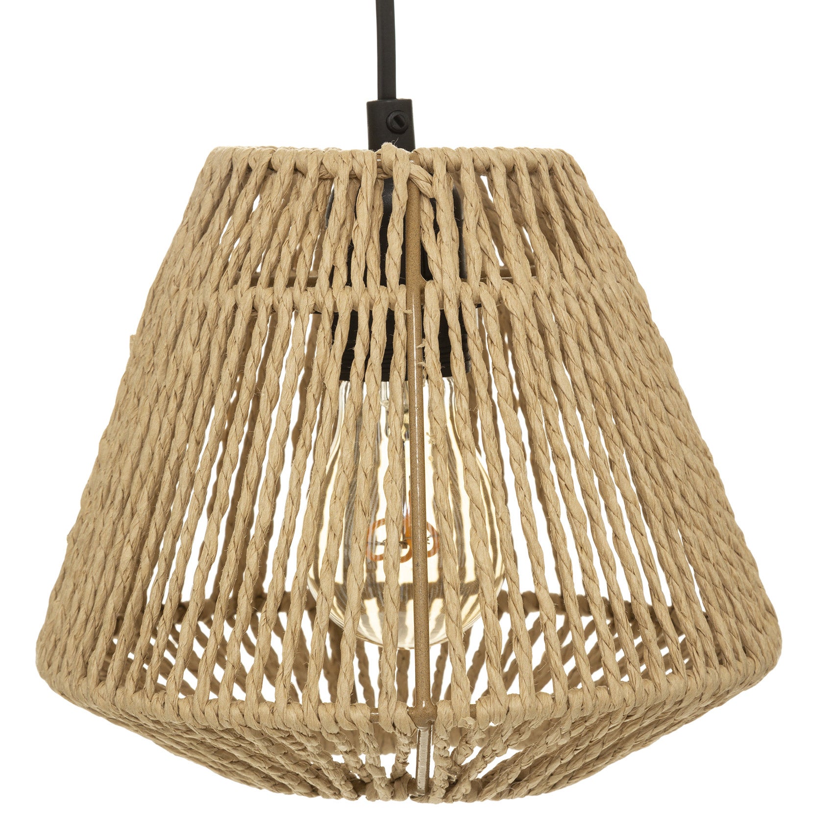 Lampa wisząca Jily RATTANOWA potrójna - 7