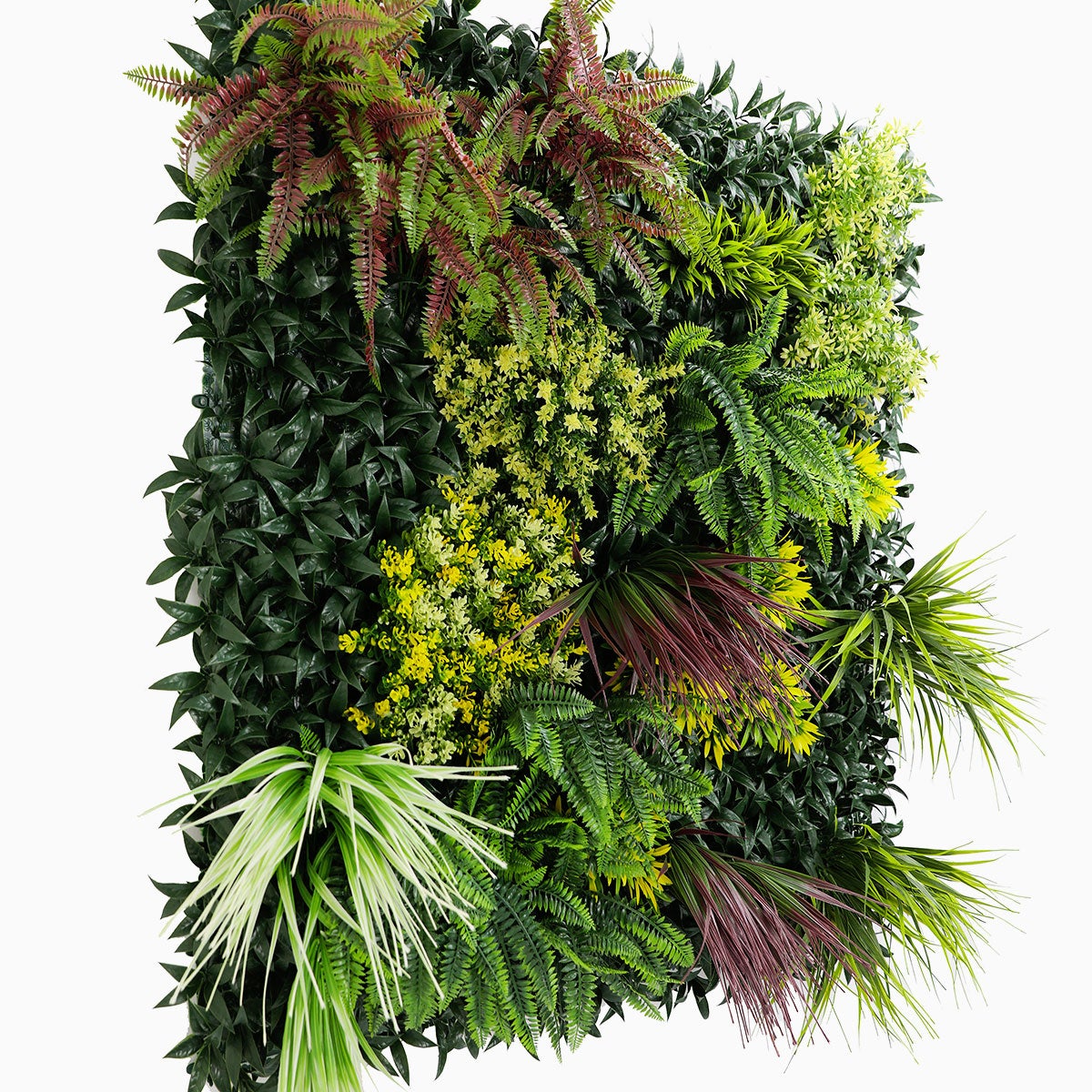 Mur végétal artificiel Tropic 1 m² – feuillage exotique vert et jaune intérieur extérieur - 7