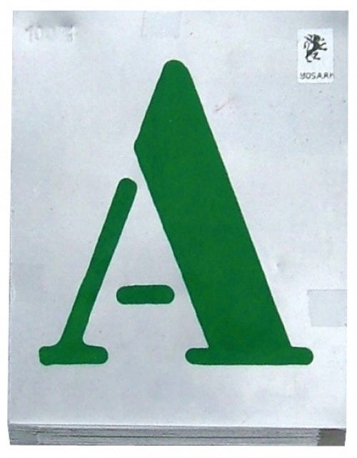 Stencil Kit Lettere E Numeri Scan 9403 25Mm