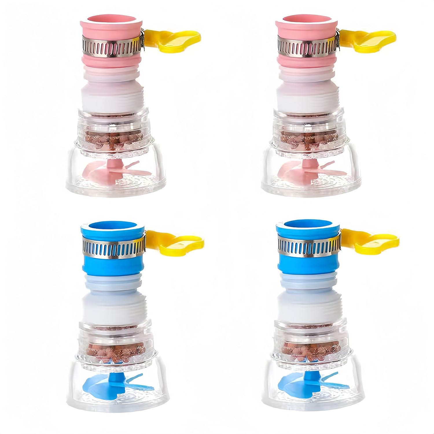 XNTONG - Filtre à eau robinet, Filtre robinet anti calcaire, Convient pour la maison et la