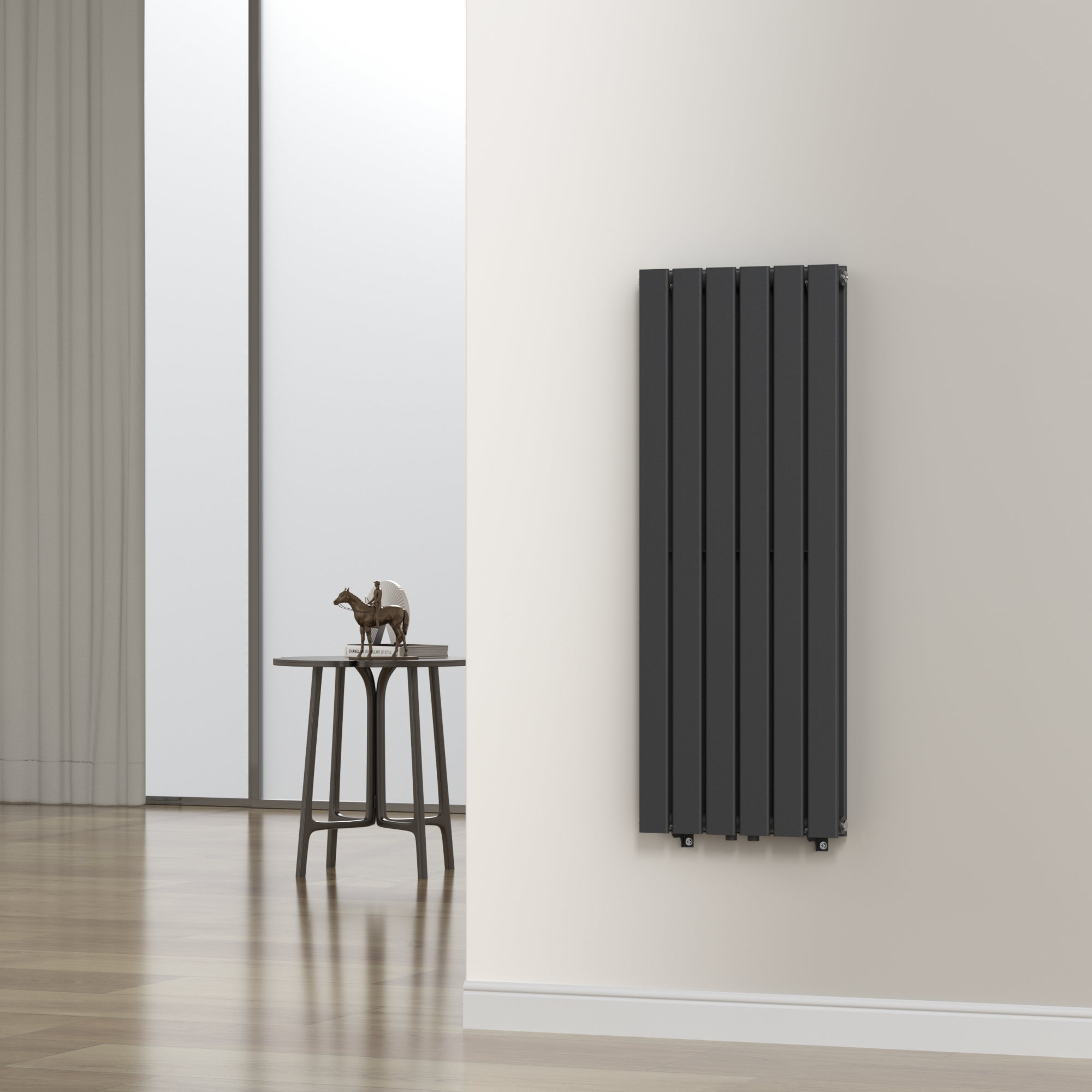 Radiador de panel Nore de Diseño doble capa plano acero 120x45 cm ...