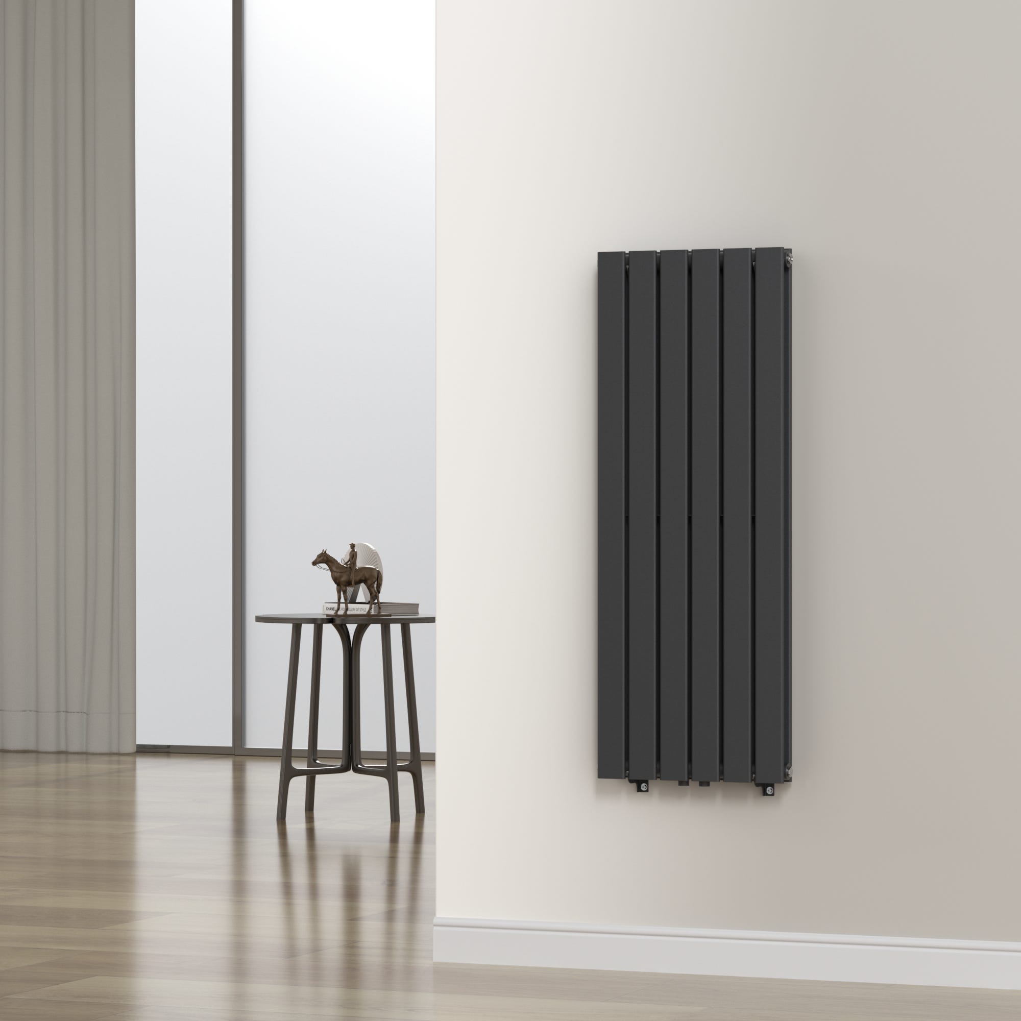 Panel Radiador Radiador de panel Nore de Diseño doble capa plano acero 120x45 cm ...