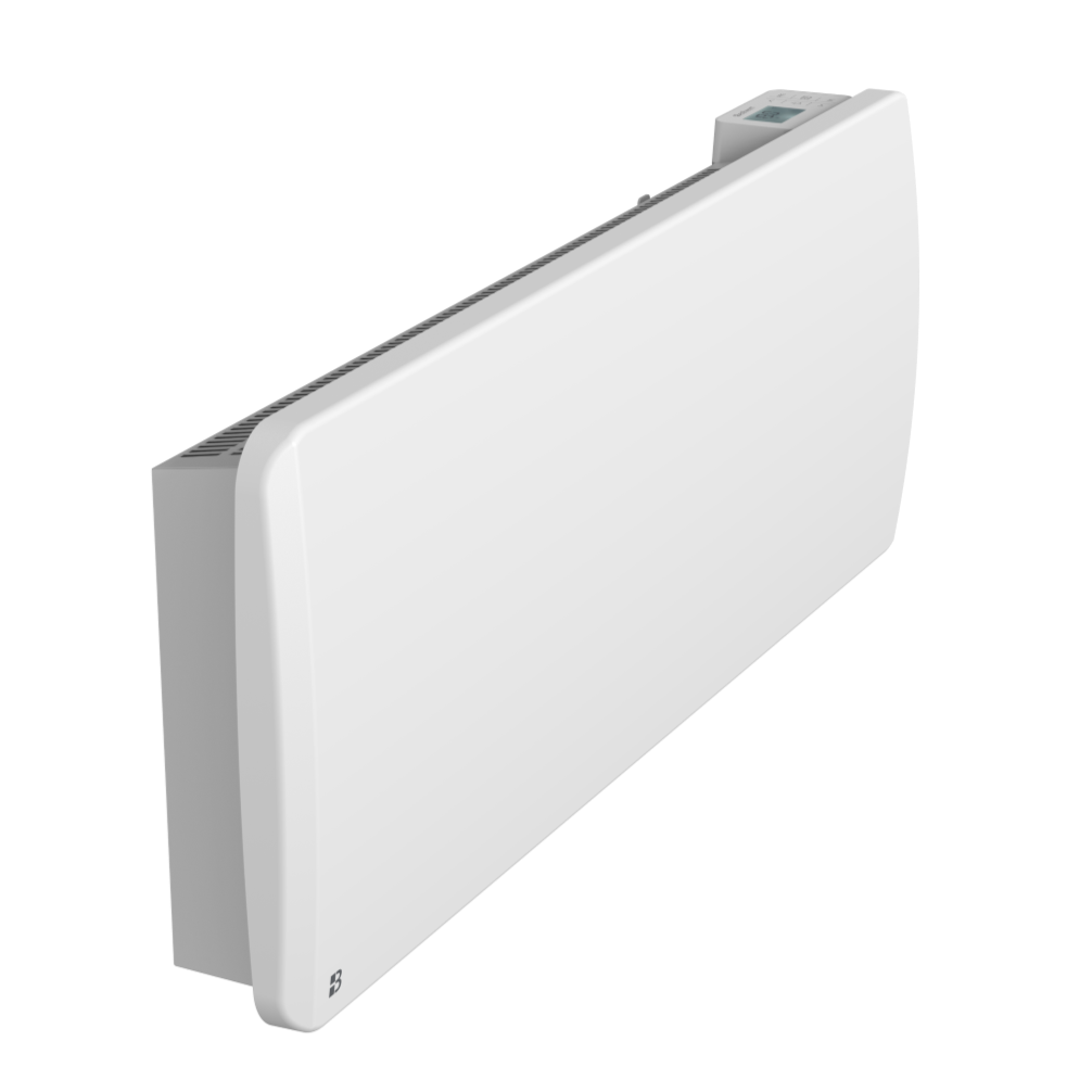 Radiateur électrique fixe à inertie sèche céramique 1000W Bestherm ARIA plinthe blanc - 8