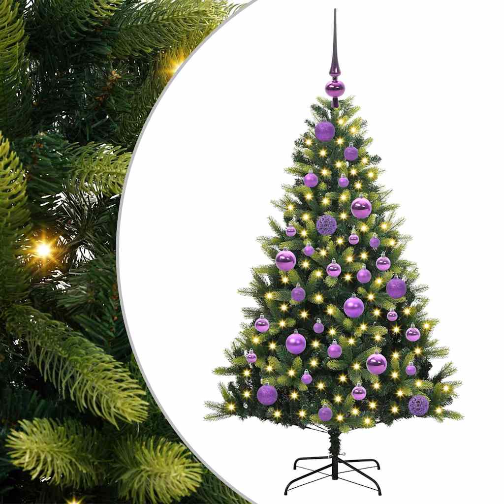 Sztuczna skandynawska choinka z zawiasami 150 LED 120 cm