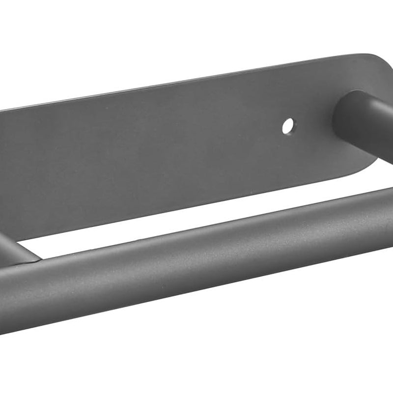 Uchwyt na ręczniki papierowe ze stali nierdzewnej, obrotowy uchwyt na rolkę papieru, łatwy w montażu, kolor szary metaliczny