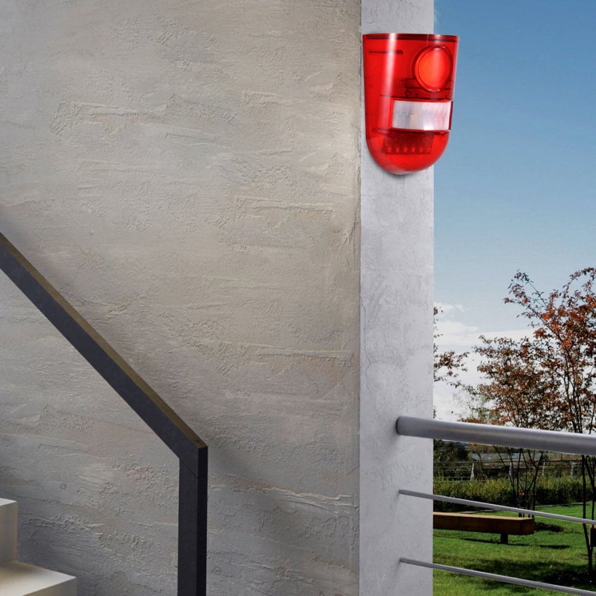 Luce LED Antifurto Solare Per Auto - Allarme Lampeggiante Bl&ugrave; Per Dissuadere I Ladri