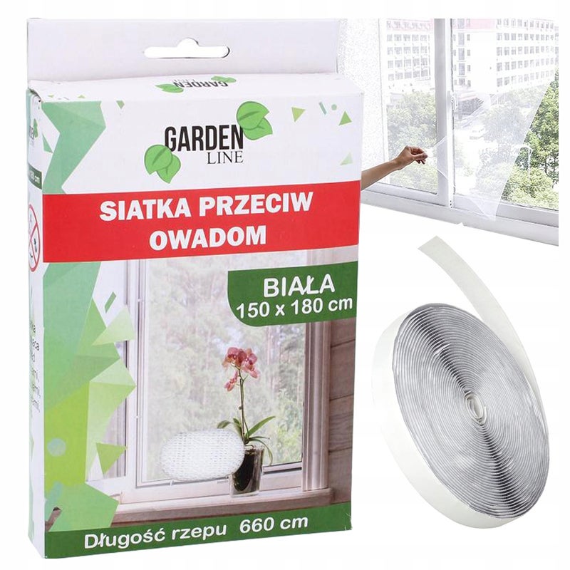 Siatka przeciw owadom 150 x 180 cm biała CHOMIK