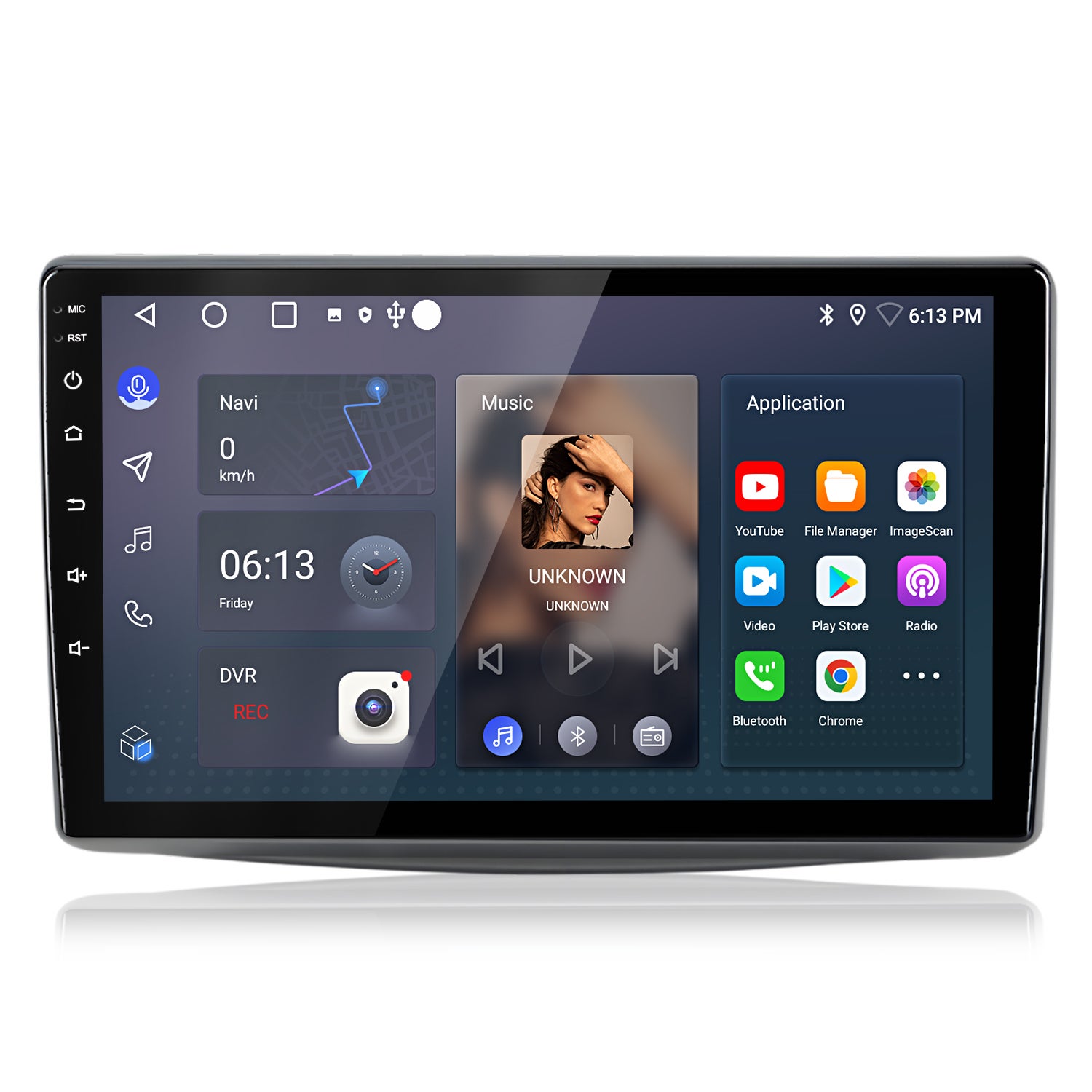 Autoradio Android Pour Alfa Romeo MiTo 2008-2016 - Écran 9 Pouces, Carplay/Android Auto Sans Fil, 6Go RAM 128Go ROM, GPS, Caméra Arrière - 4