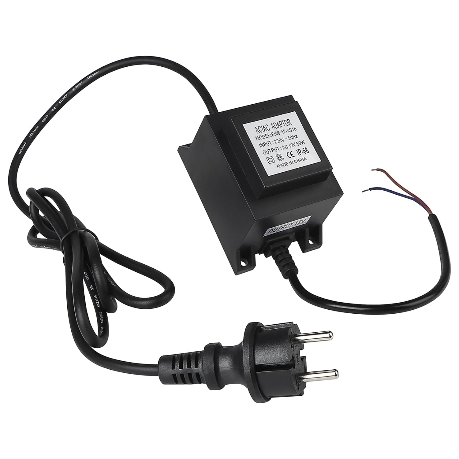 Transformateur LED Étanche 12 V 50 W Driver Extérieur Piscine 220 V — free download