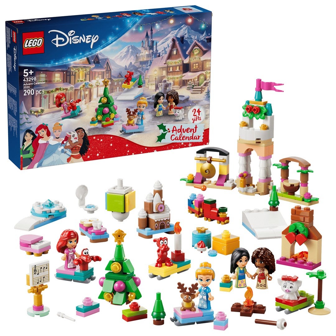 LEGO - Juego de construcción Calendario de Adviento 2026 - LEGO Disney Princess - 43298.