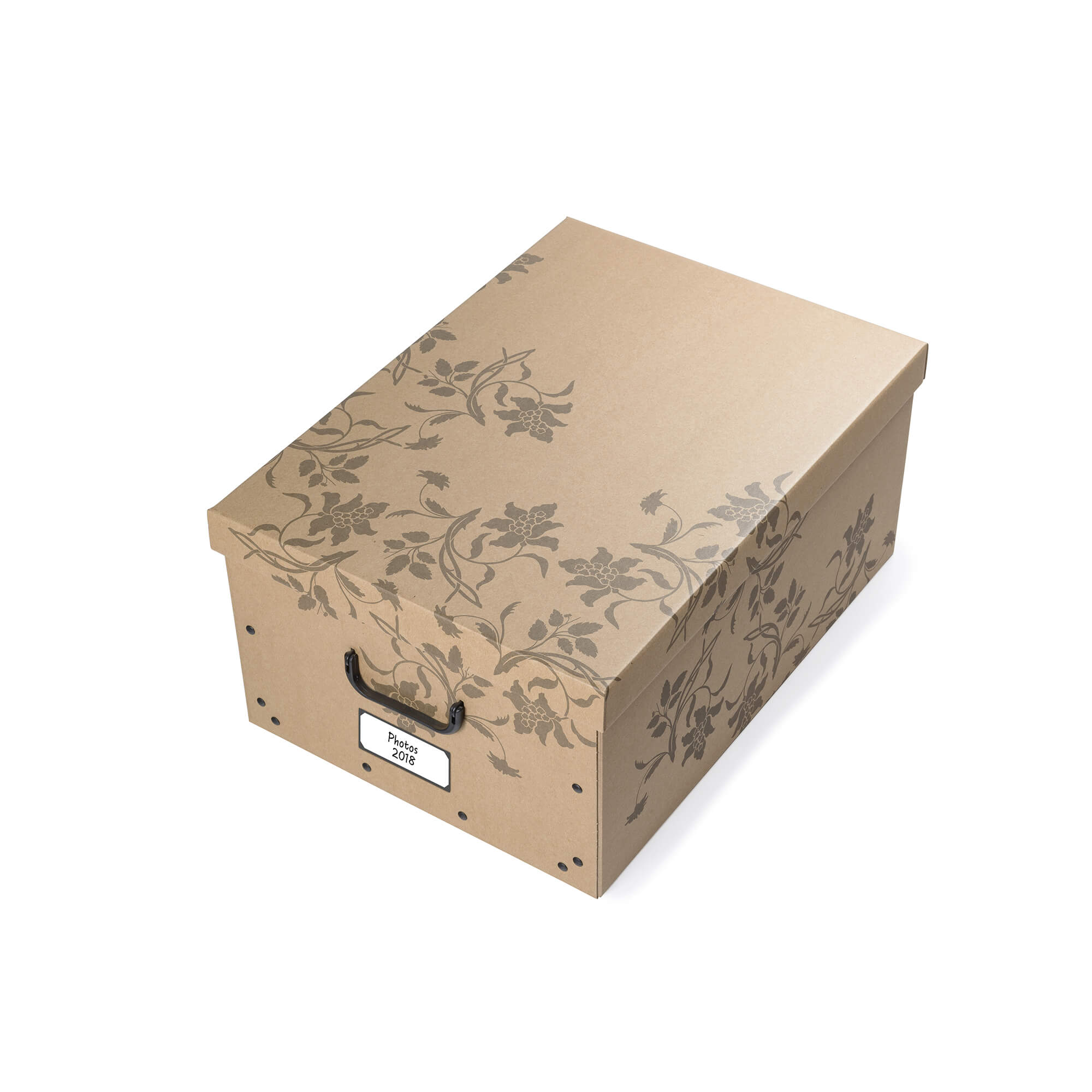 Grands bacs de rangement pliables avec couvercles [lot de 3] Boîtes de