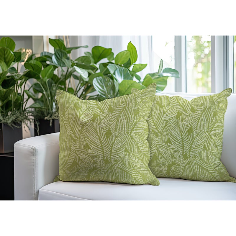 Cuscino salotto sardo fogliame Verde 60x60 - 2