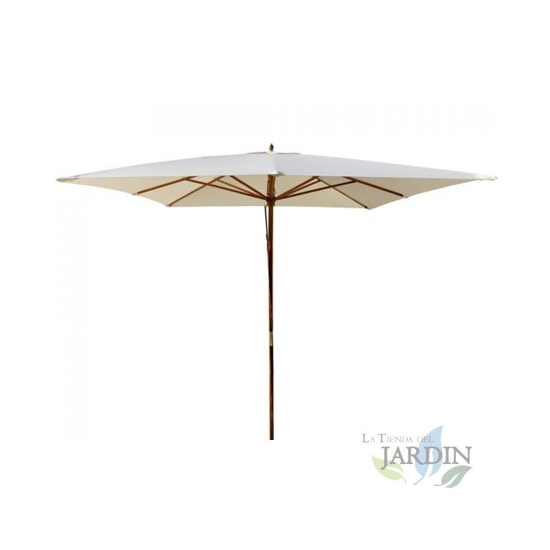 Ombrellone quadrato da giardino Beige 3 metri palo 4 8 cm per Patio Giardino Bar Terrazza Ombrellone Parasole Leroy Merlin