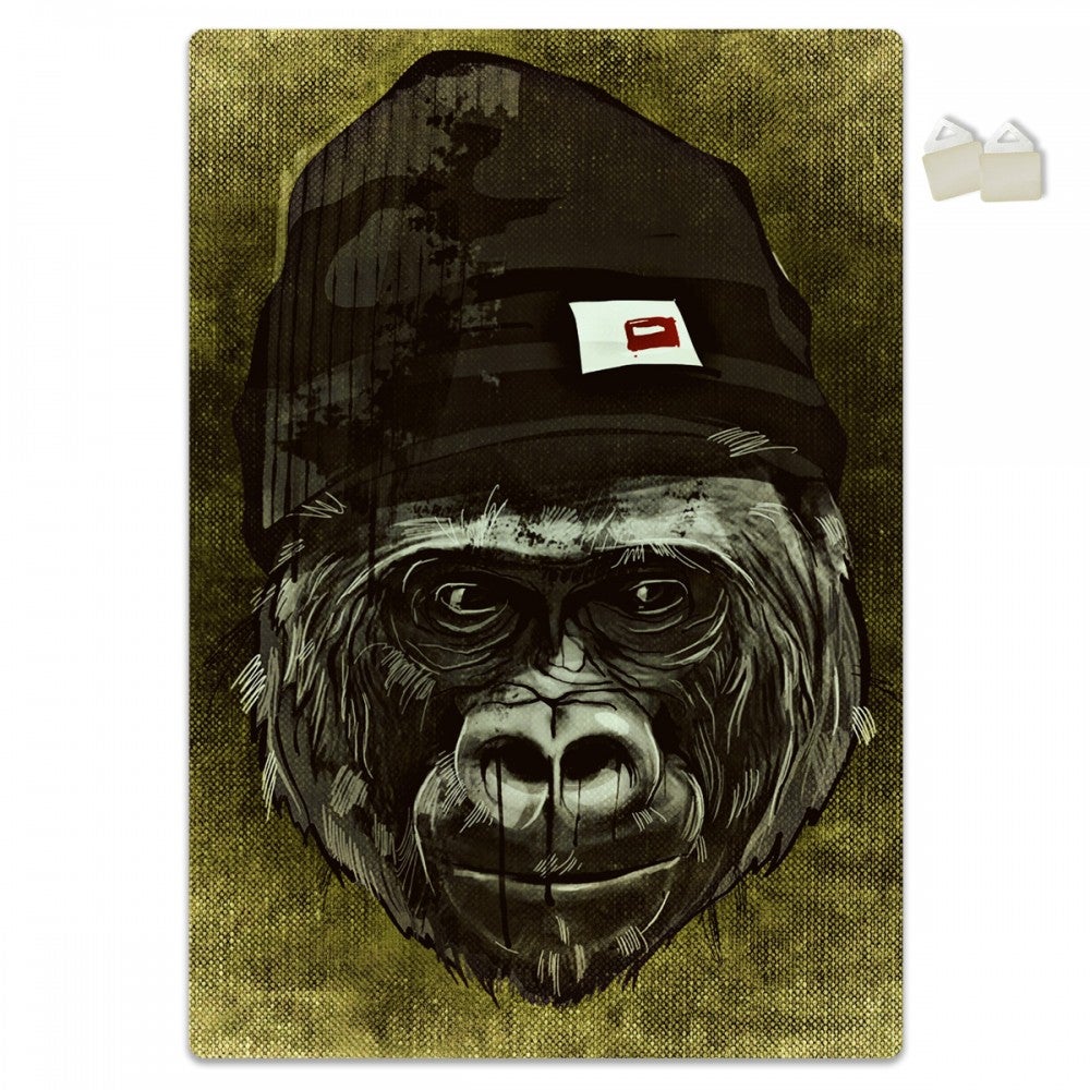 Chimpans' - estructura poster de pvc forex expandido, espesor 3 mm - dimensiones 100x70 cm