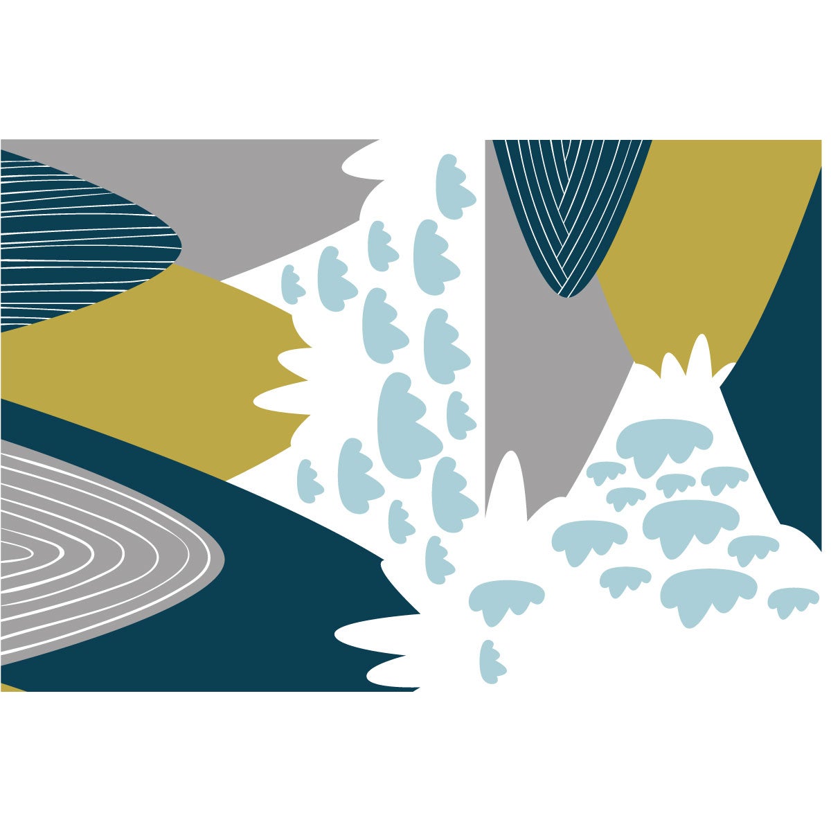 Adesivo bambino di montagna scandinavo donka - Sticker adesivo - adesivi murali - 110x165cm - 4