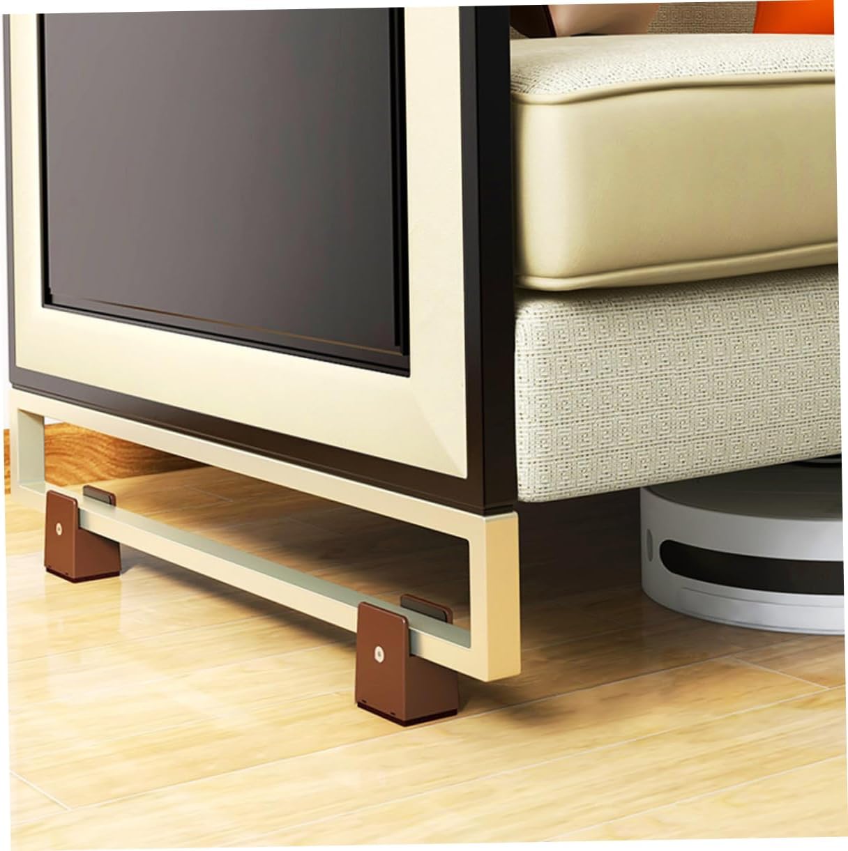 Seggiolino regolabile con poggiapiedi - Robusto e durevole, adatto per aggiungere posti a sedere extra a mobili come divani, scrivanie, di - Conf - 2