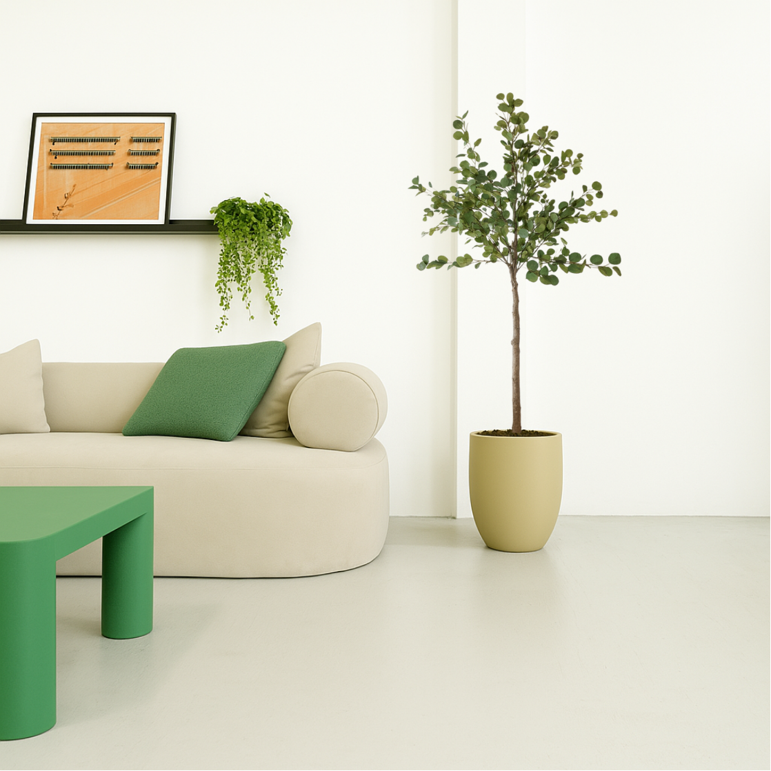 Planta Artificial Eucalipto 180 cm - Árbol Artificial Eucalipto – VALYRIA HOME - 3