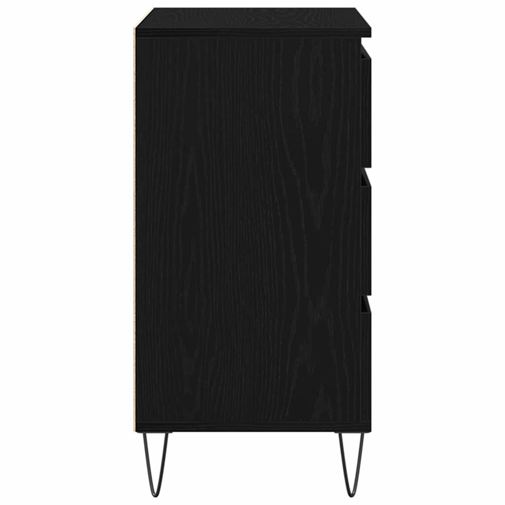 Buffet, em madeira processada, 60 x 35 x 70 cm, carvalho preto | Leroy ...