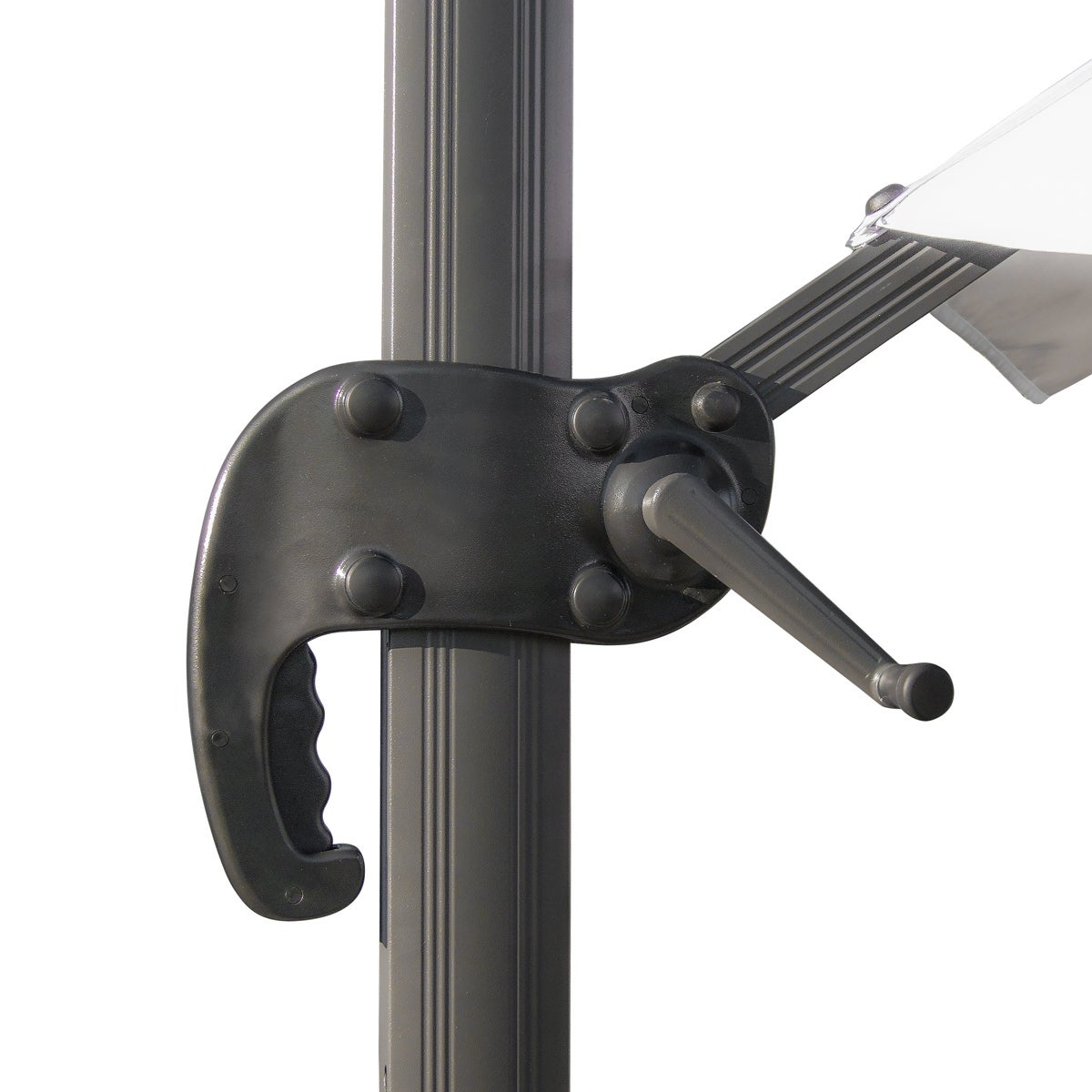 Parasol de jardin déporté 3 mètres en aluminium Paradise - 7