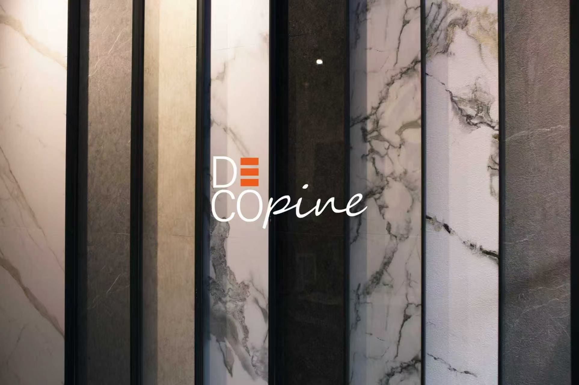 Decopine – Paneles murales rígidos de PVC efecto mármol blanco brillante - 9