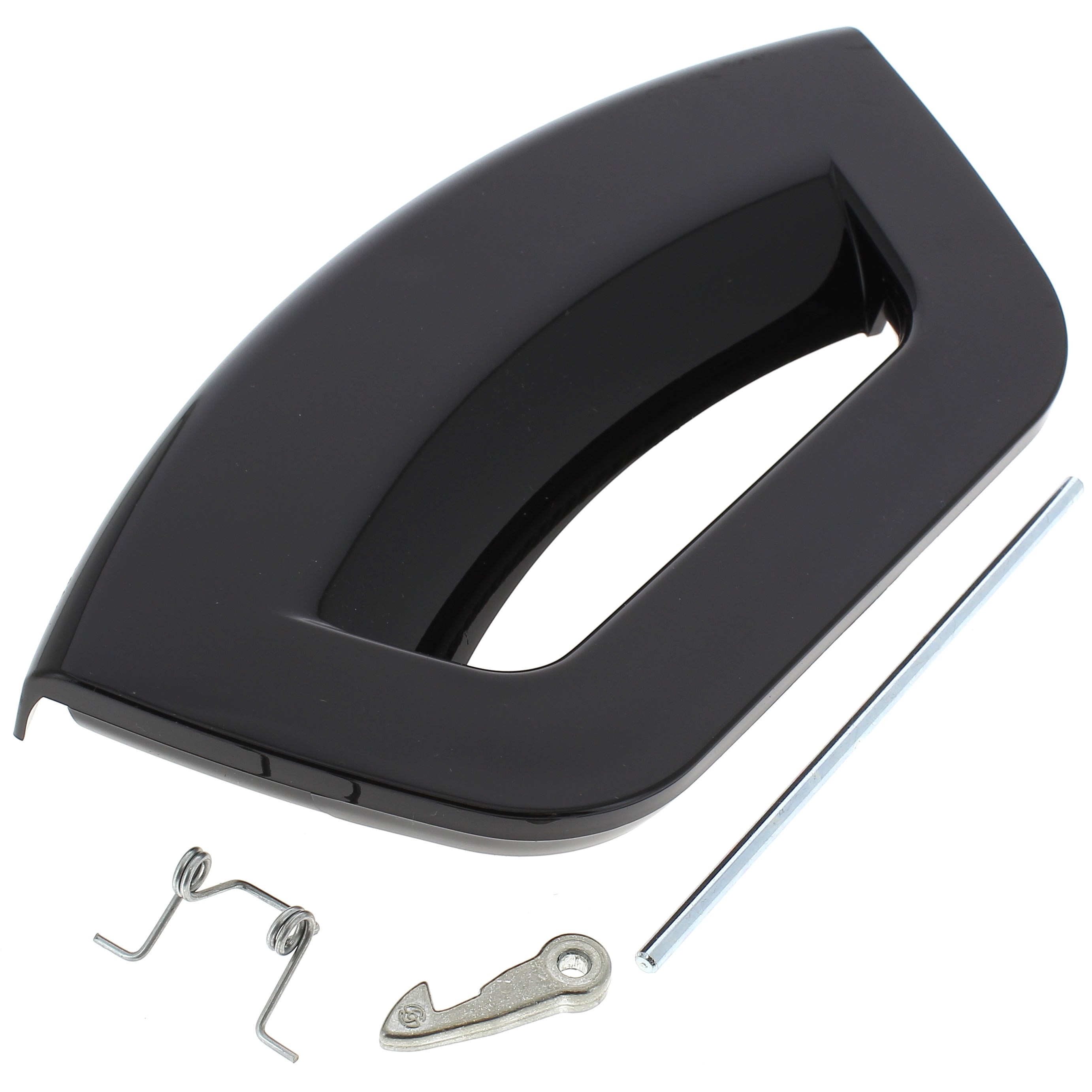 Kit Maniglia Porta Lavatrice Nero Per Hotpoint - C00287267 - Foto 8