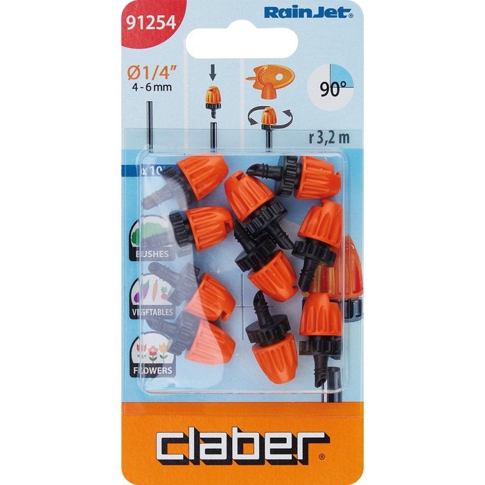 Micro aspersor 90° unid.10 Micro 91254 Claber - 2