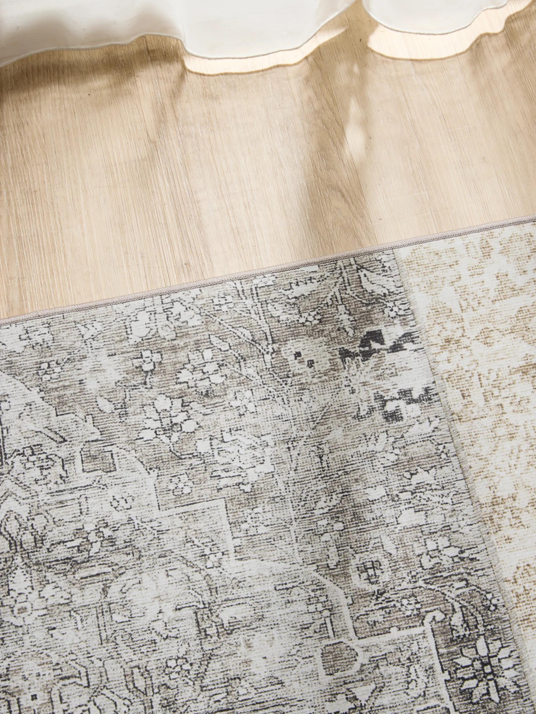 BENUTA - Alfombra lavable George gris 160x230 cm - 3