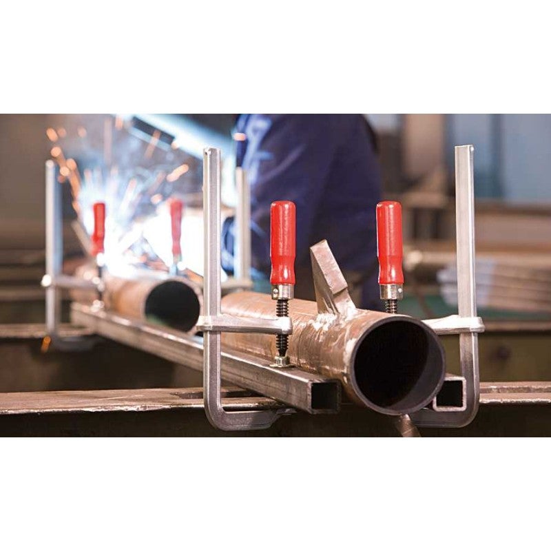 BESSEY Poignée bois et rotule amovible en acier avec protections ...