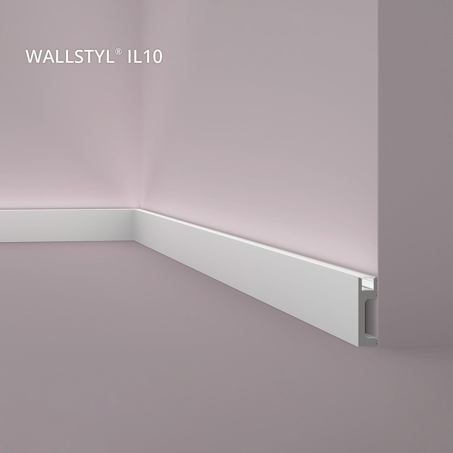 Plinthe NMC WALLSTYL IL10 Moulure décorative Corniche de plafond Éclairage indirect - 2