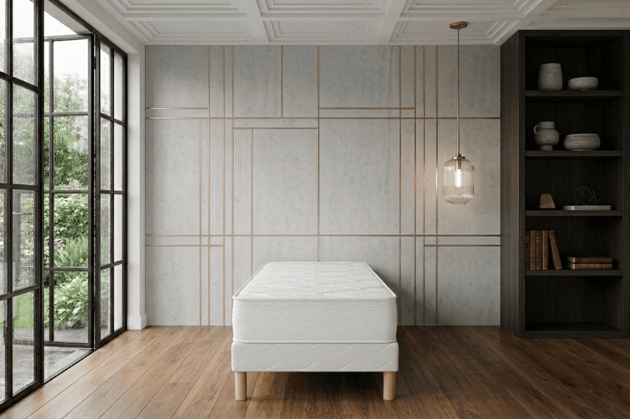 Matelas Senso 120x190 cm Hauteur 17 cm Mousse Polyuréthane Tissu Polyester Hypoallergénique Soutien Ferme - 6