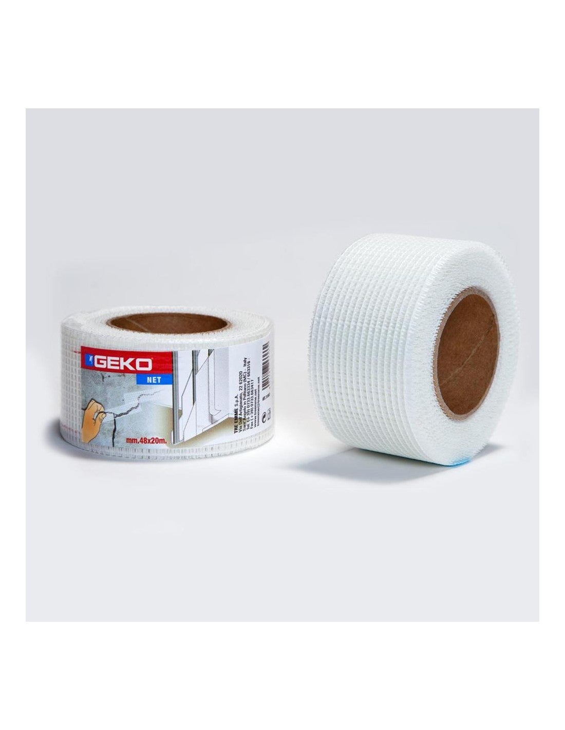 Bande Adhésive GEKO Anti-fissures Plâtre 48mm - 20m - 3