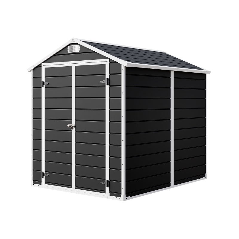 Domek ogrodowy NORDVIC Vidar 194x241 cm, tworzywo, Cold Grey