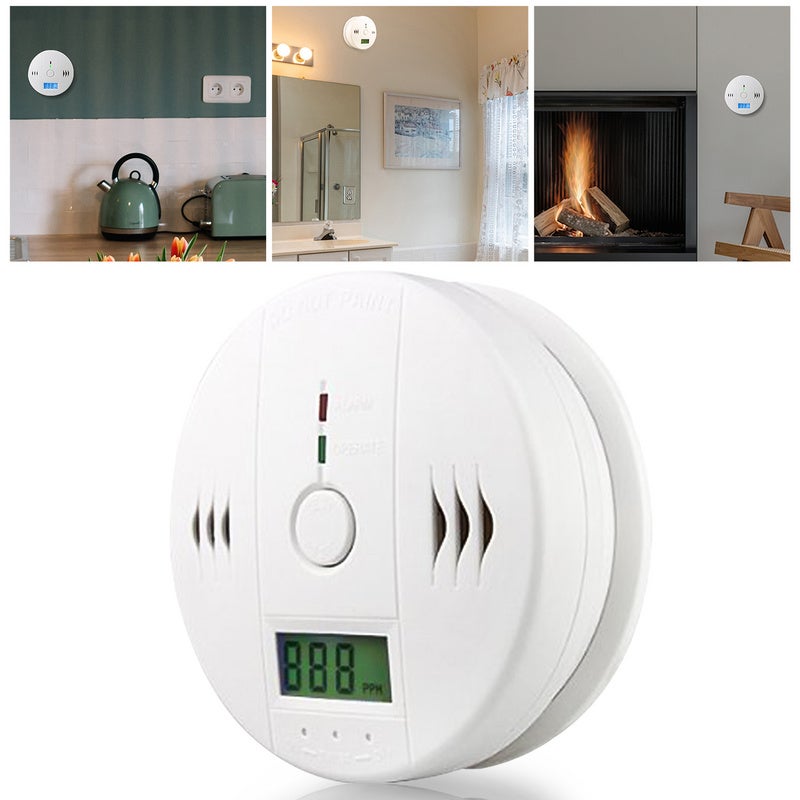 3pcs Détecteur de Monoxyde de Carbone - Facile à installer, protection à faible coût contre le CO - 4