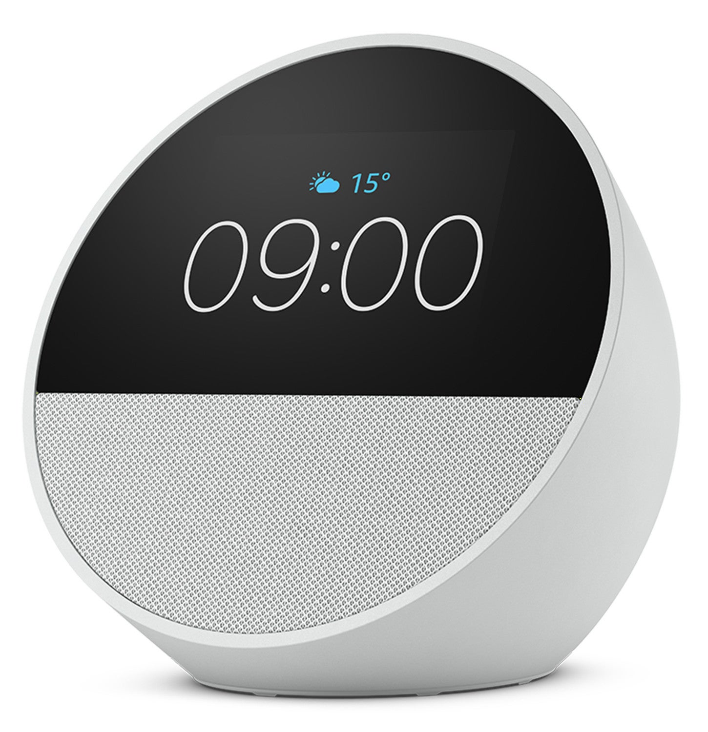 Amazon Echo Spot 2024 Despertador Inteligente con Sonido de Calidad y Alexa Blanco