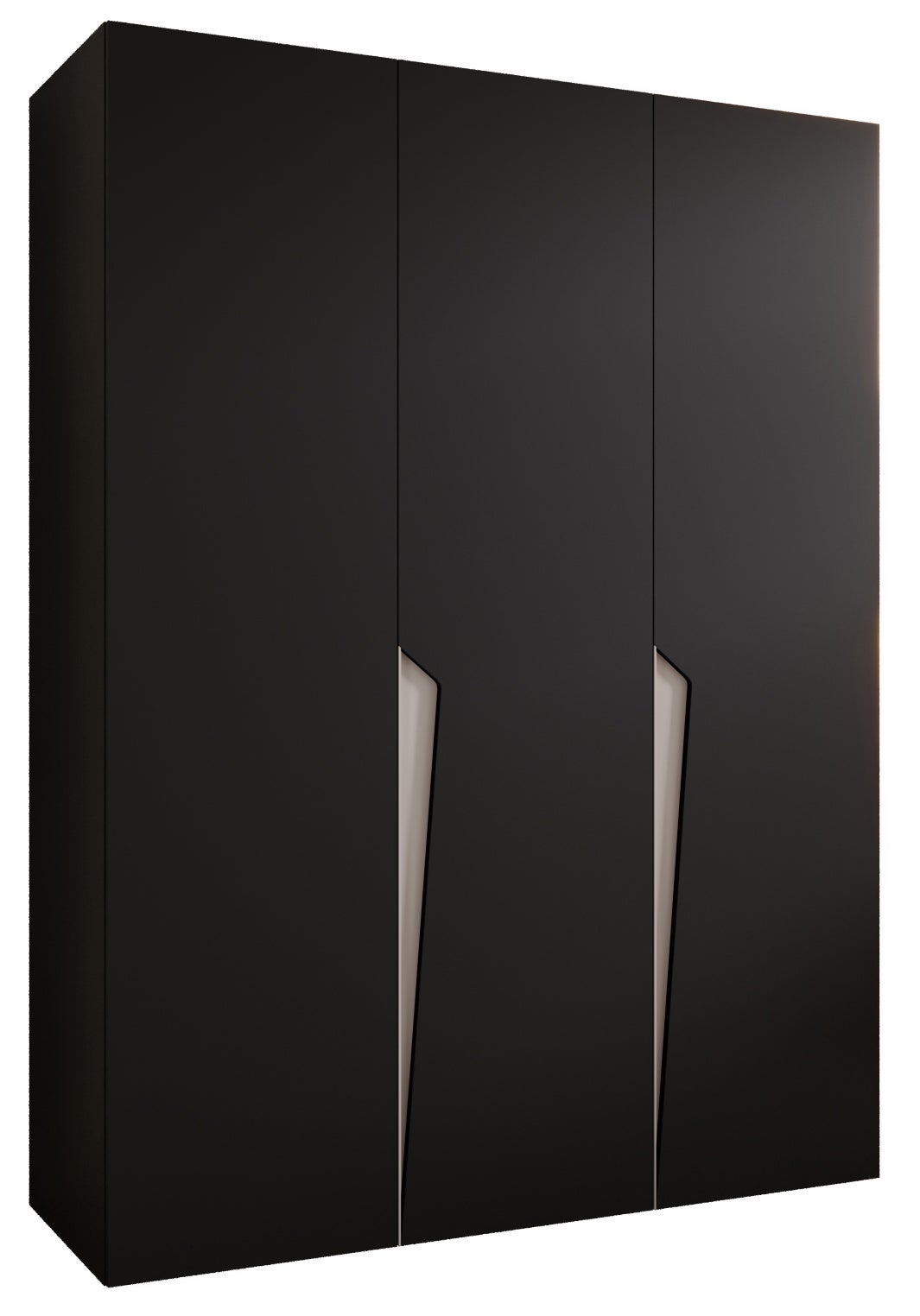 Szafa uchylna otwierana Piano 1 150 x 52 x 202 cm czarny + u. kaszmir