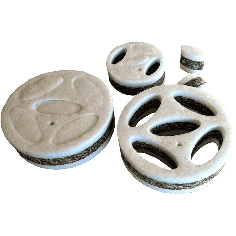 Module mousse acoustique pour calibration débit et réduction du bruit VMC - Diamètre (mm): 125 - 3