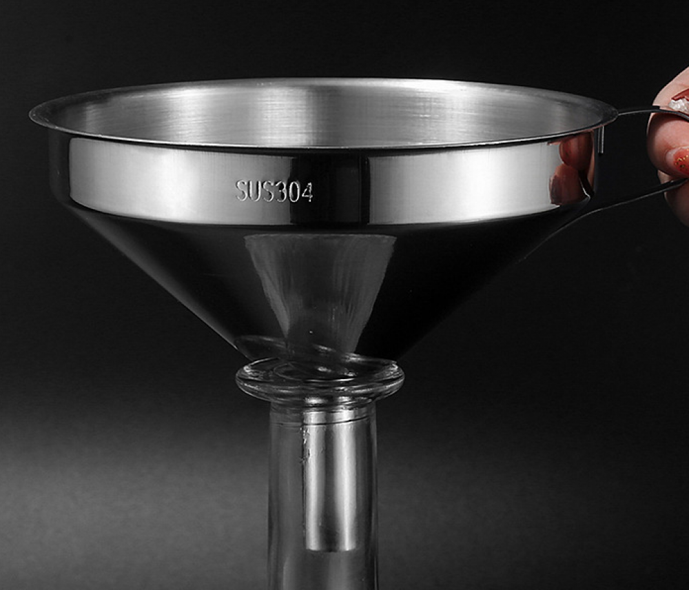 Entonnoir en acier inoxydable de 13 cm de diamètre - 5