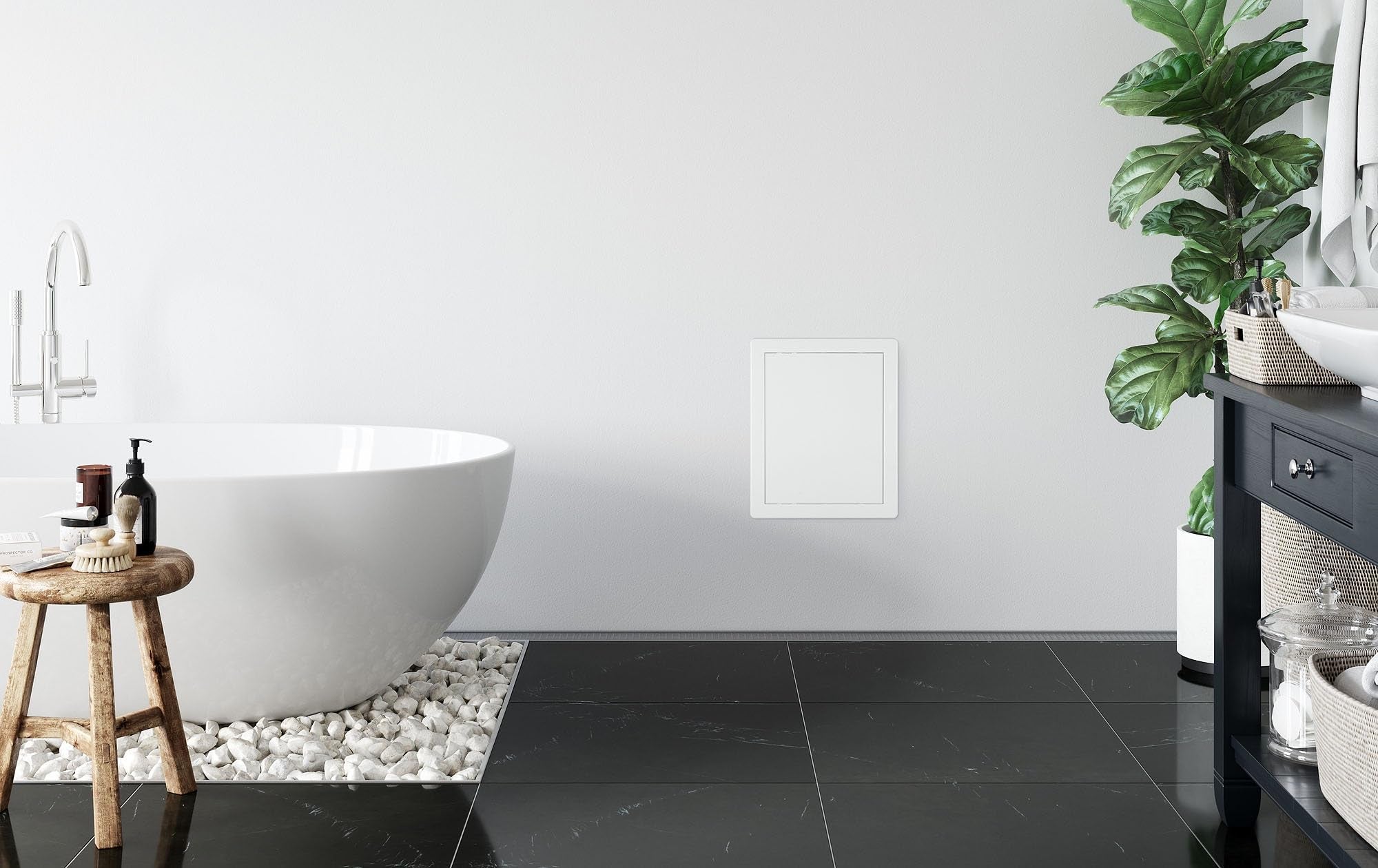 Trappe D'accès Panneau D'inspection Mural Durable Plastique Blanc Abs 300x400&nbsp;mm - 4