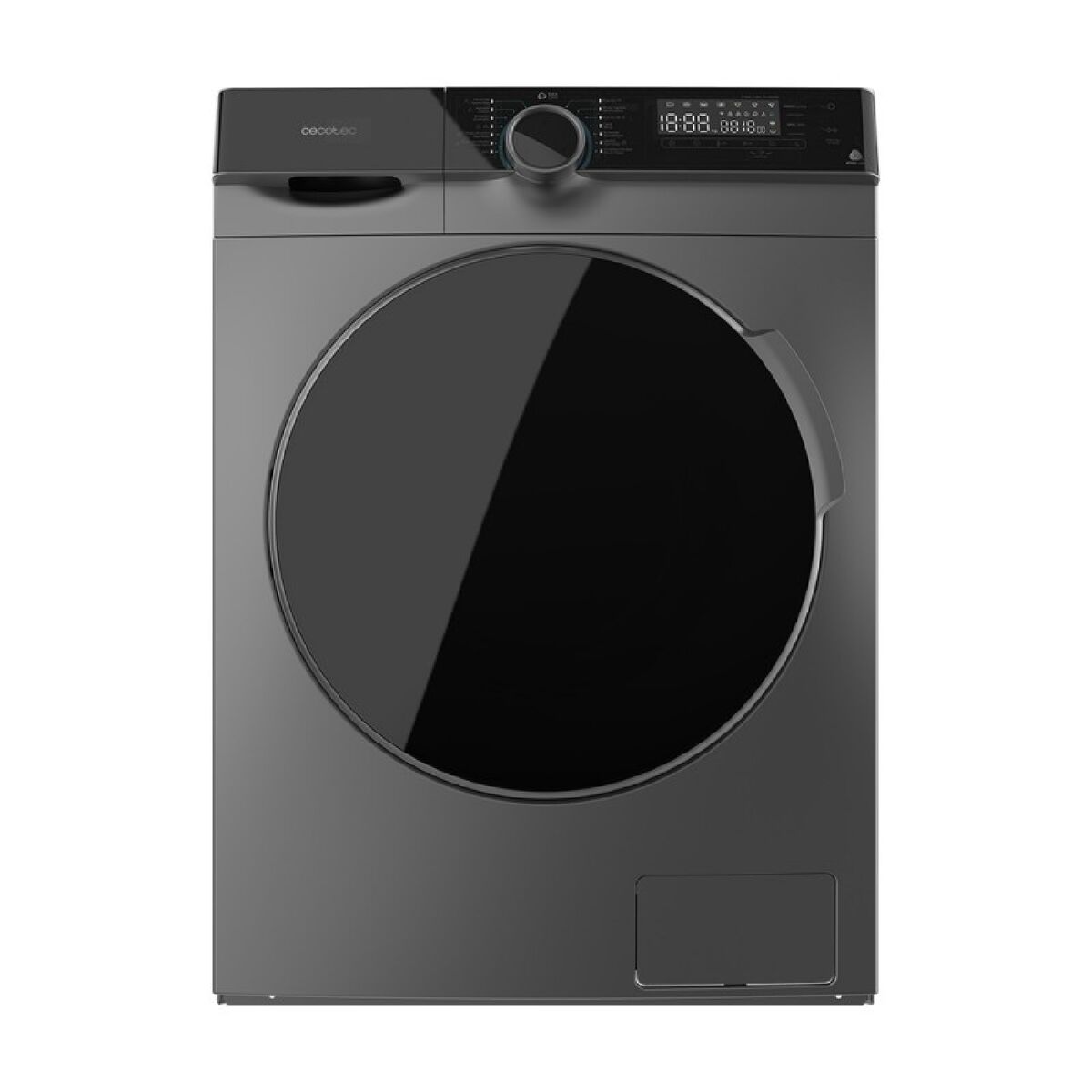 MediaMarkt Cecotec Lavadora Carga Frontal, Bolero Dresscode 121000 Steel, 12 Kg, 1400 Rpm, Motor Inverter Plus, Lavado Con Vapor, Steel - Imagen 2
