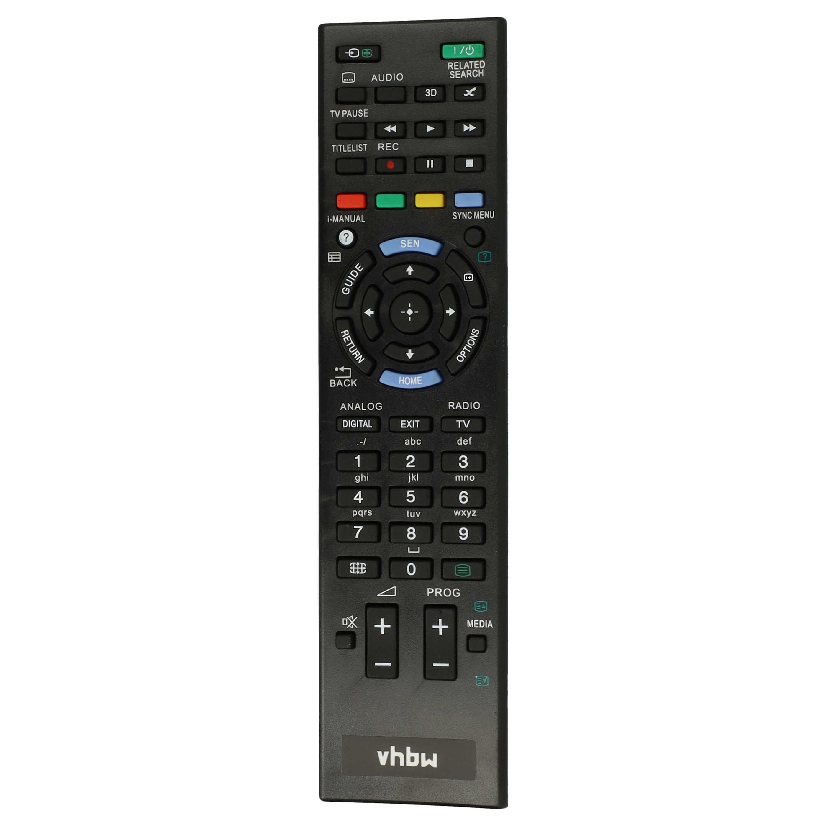 Vhbw Télécommande compatible avec Sony KDL-42W654A, KDL-42W653A, KDL