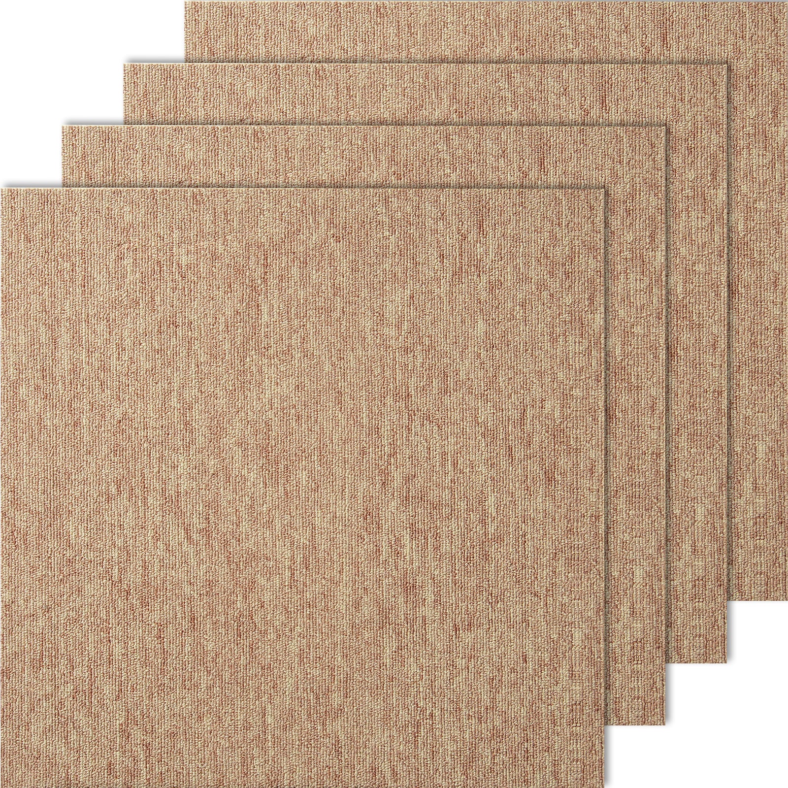 Hiseng 10 Dalles Moquette Adhésives 30x30cm Beige - Tapis Sol Autocollant Lavable